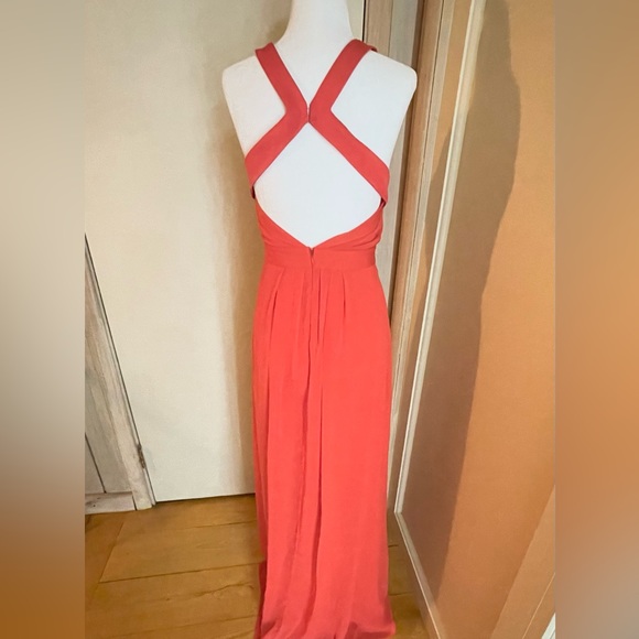 Spotlight by Warehouse NWT formal orange gown uk 8 US 4 $120 retail 58” - Picture 3 of 8